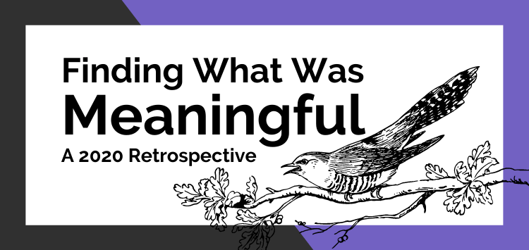 Finding What Was Meaningful – a 2020&nbsp;Retrospective